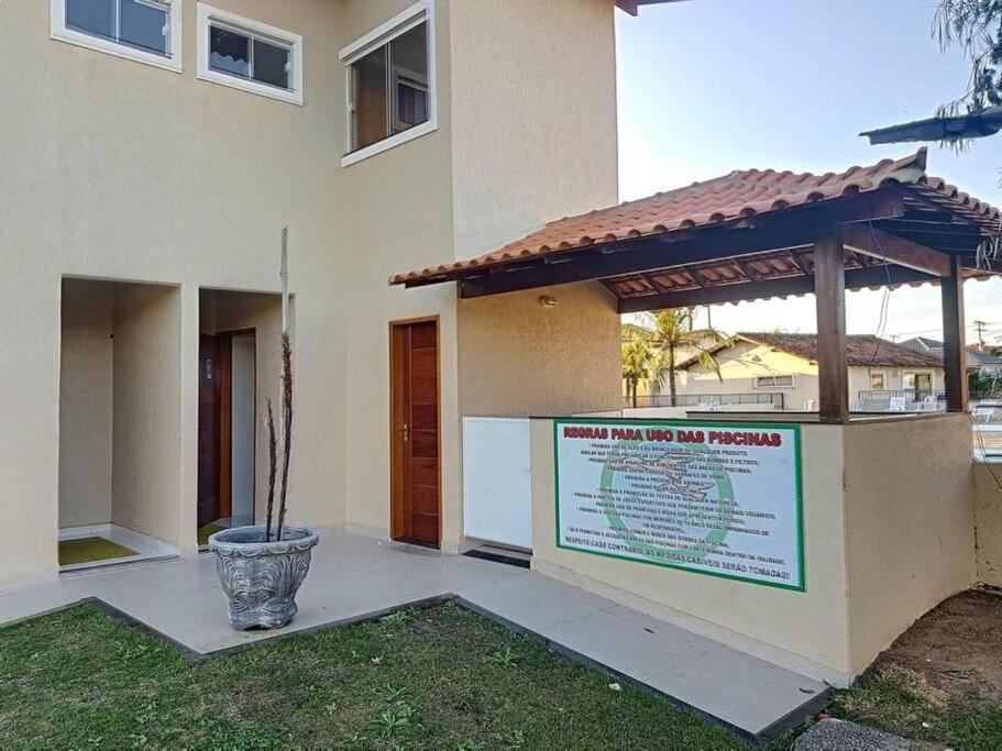 Casa Com Piscina, Churrasqueira E Ar Condicionado Em Condominio Cabo Frio Esterno foto