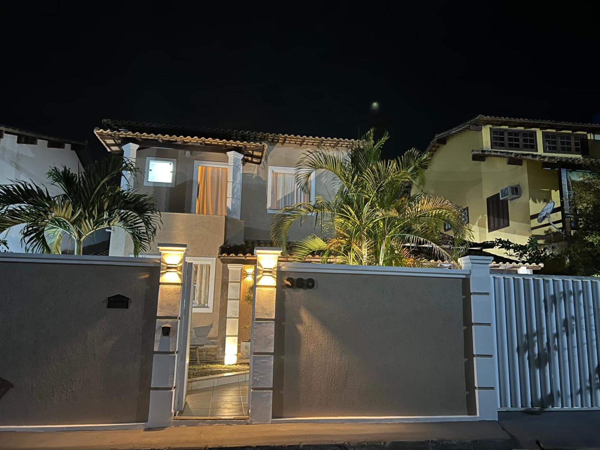 Casa Com Piscina, Churrasqueira E Ar Condicionado Em Condominio Cabo Frio Esterno foto